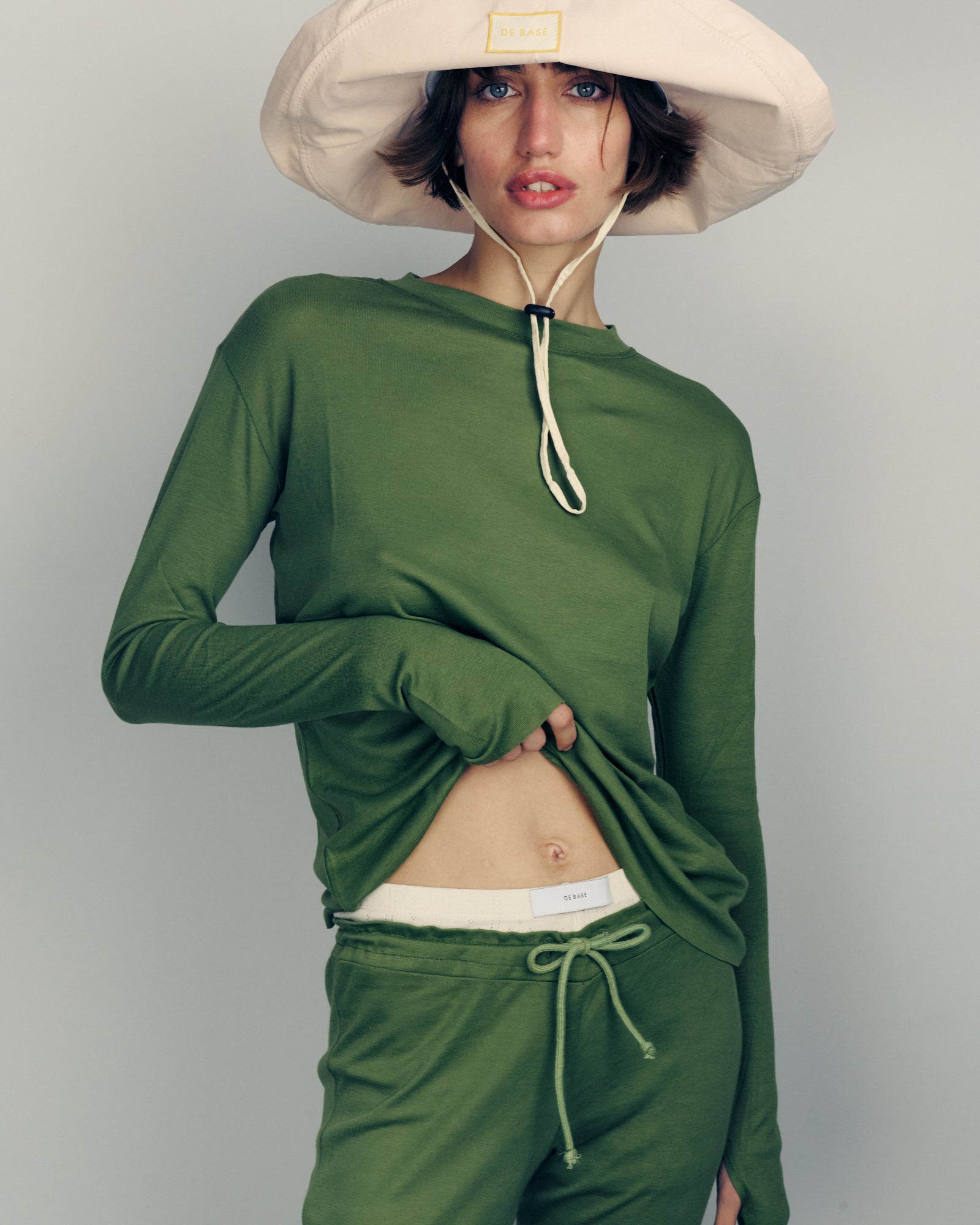 MILA OLIVE GREEN TEE