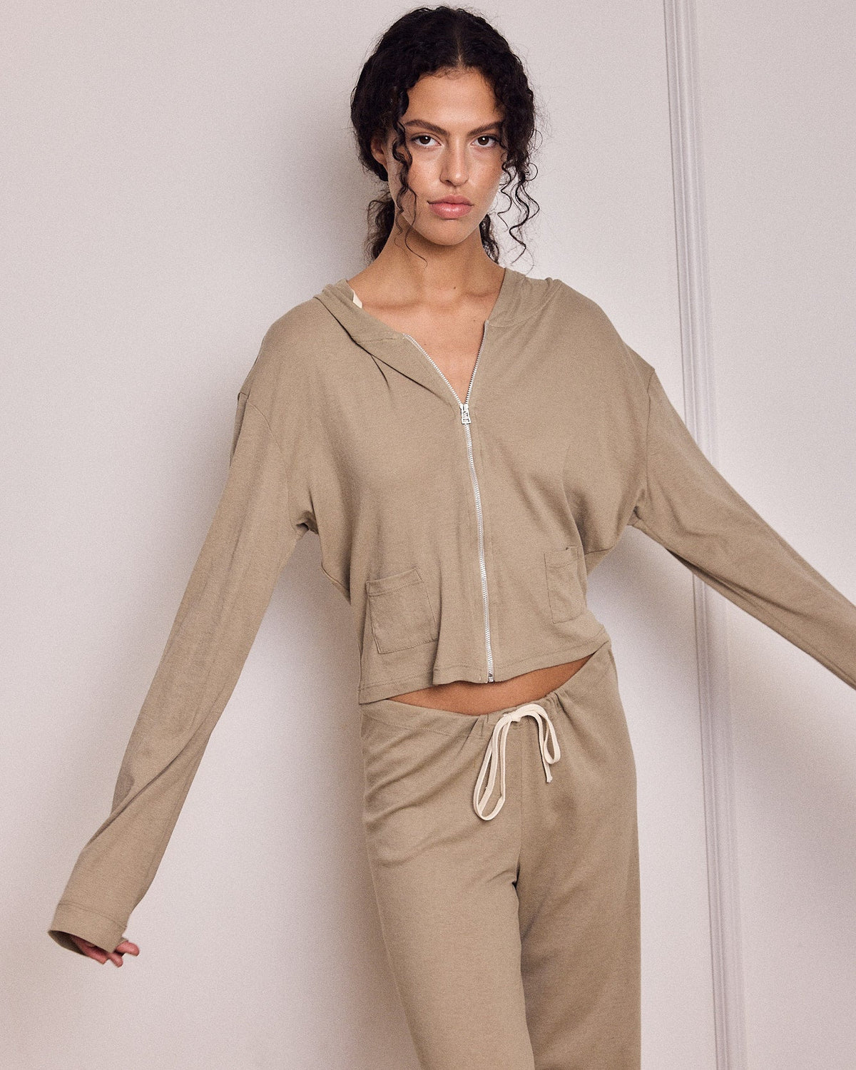 AUDREY CARDIGAN TAUPE