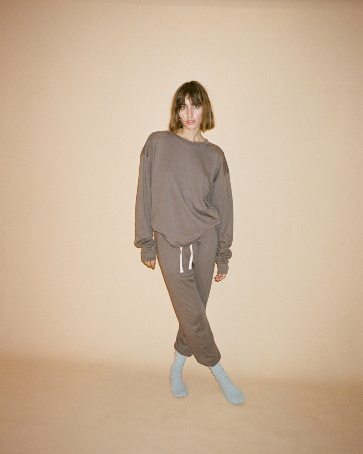 BILI PANTS SMOKY BROWN