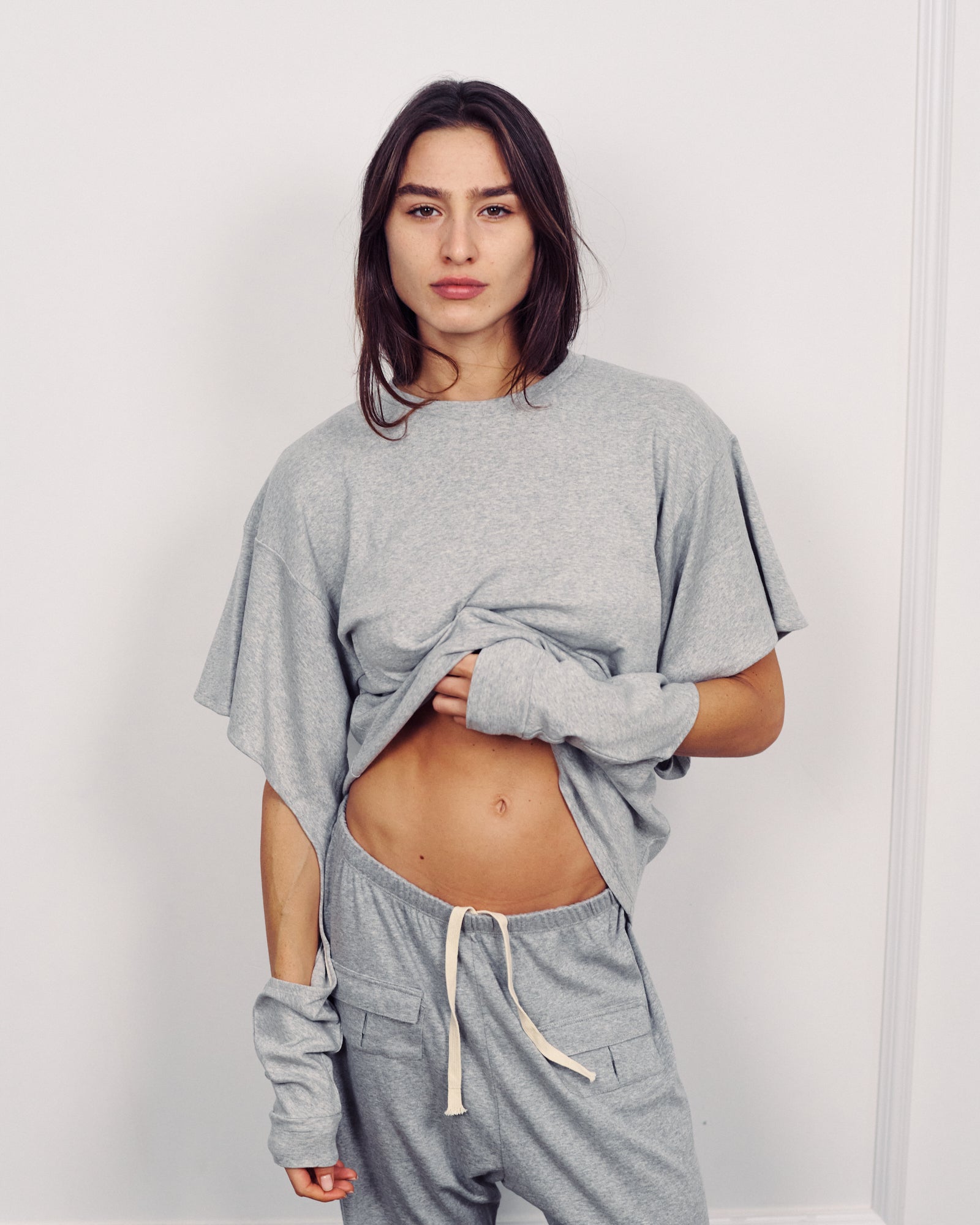 LUCA GREY TOP