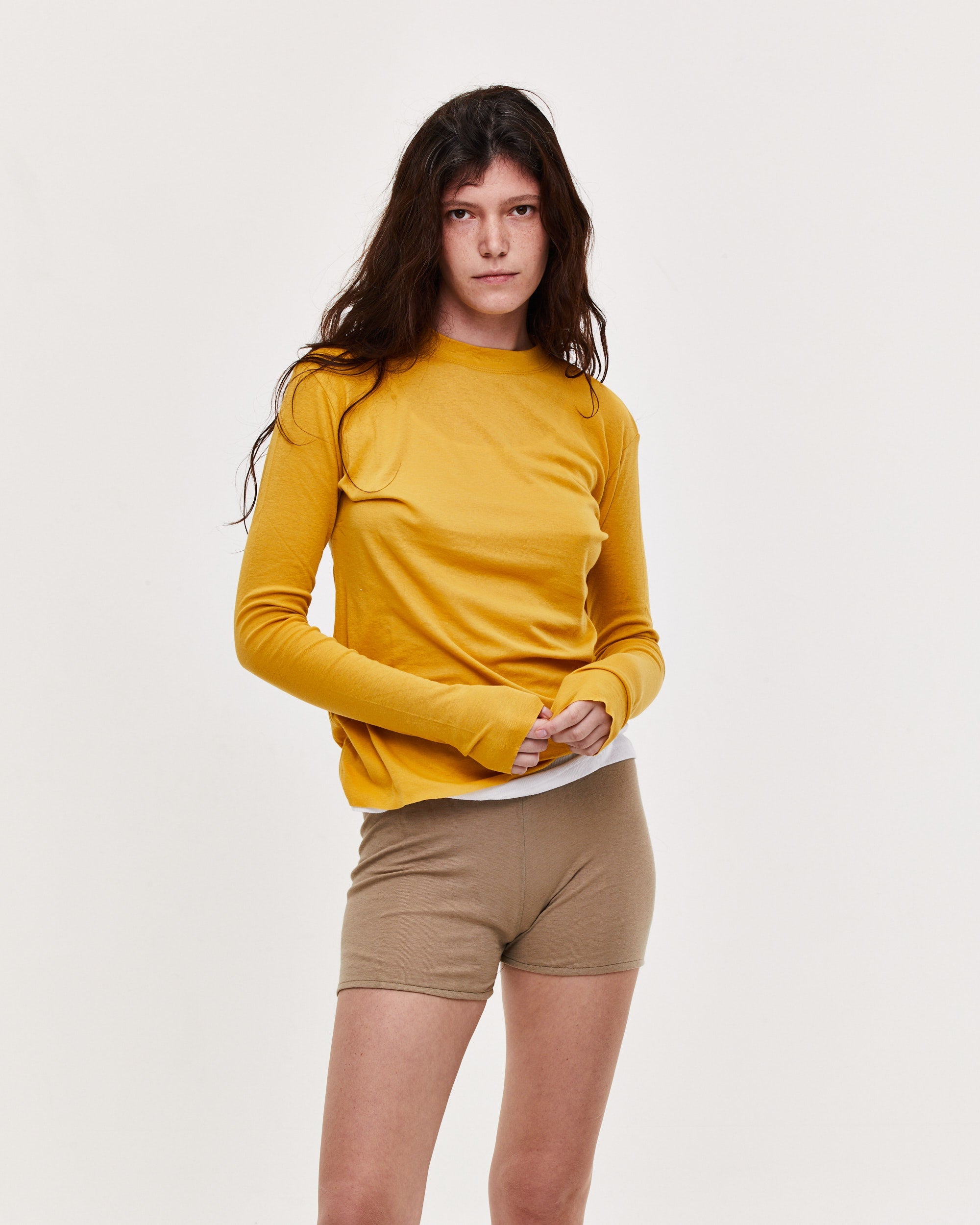 MILA TEE MUSTARD
