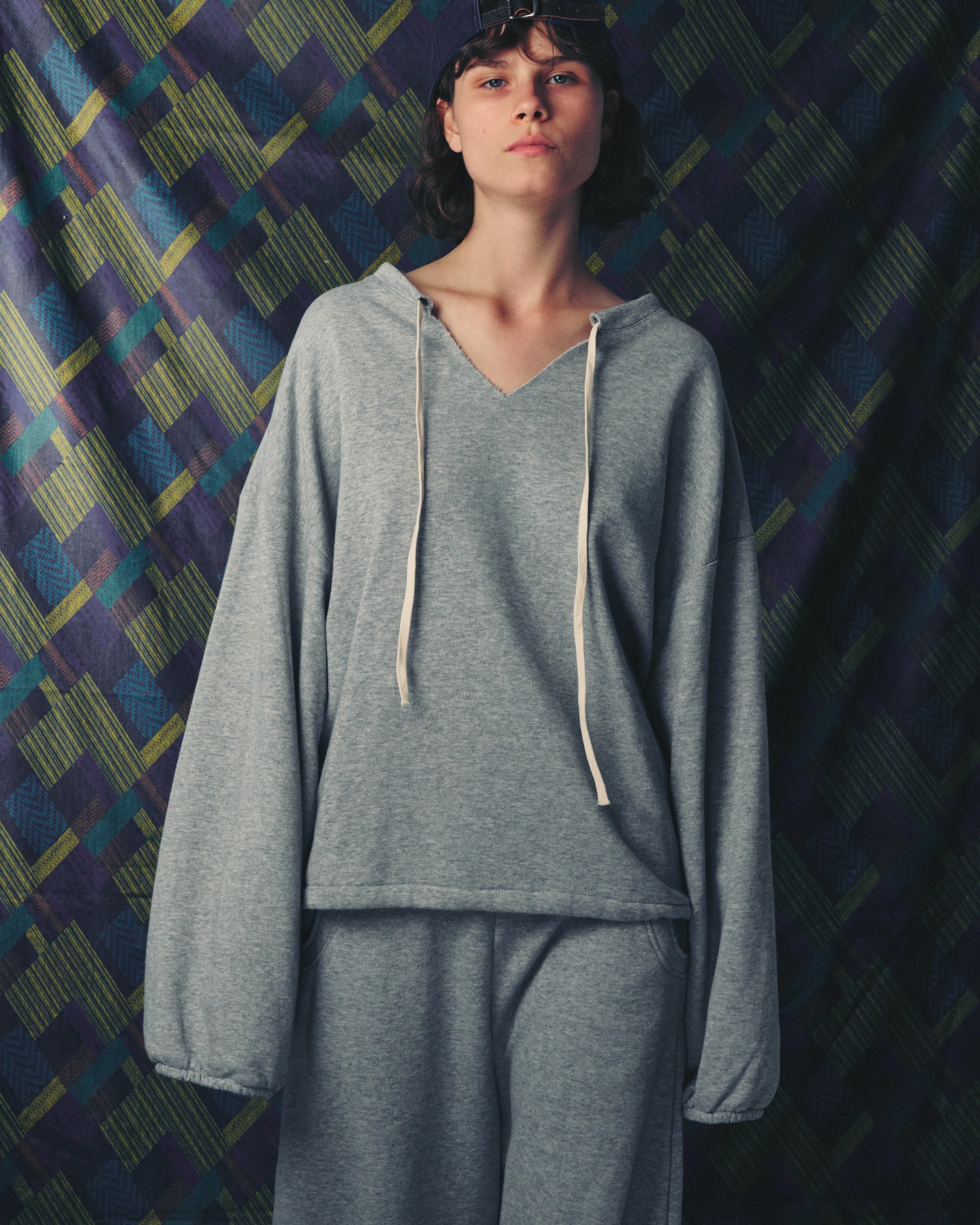 BROOCK AMERICAN GREY HOODIE