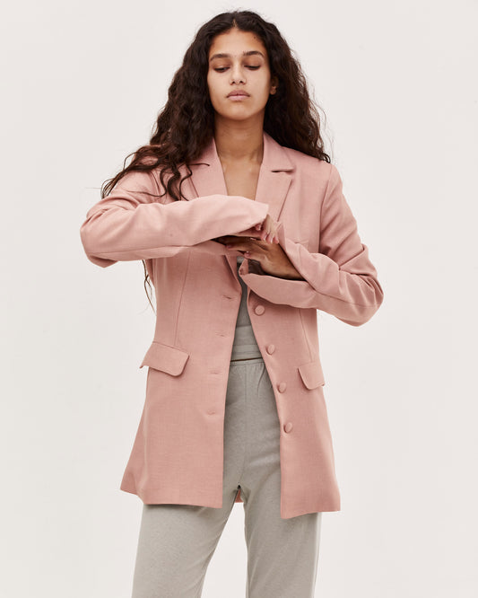 RONNY FITTED JACKET PEACH