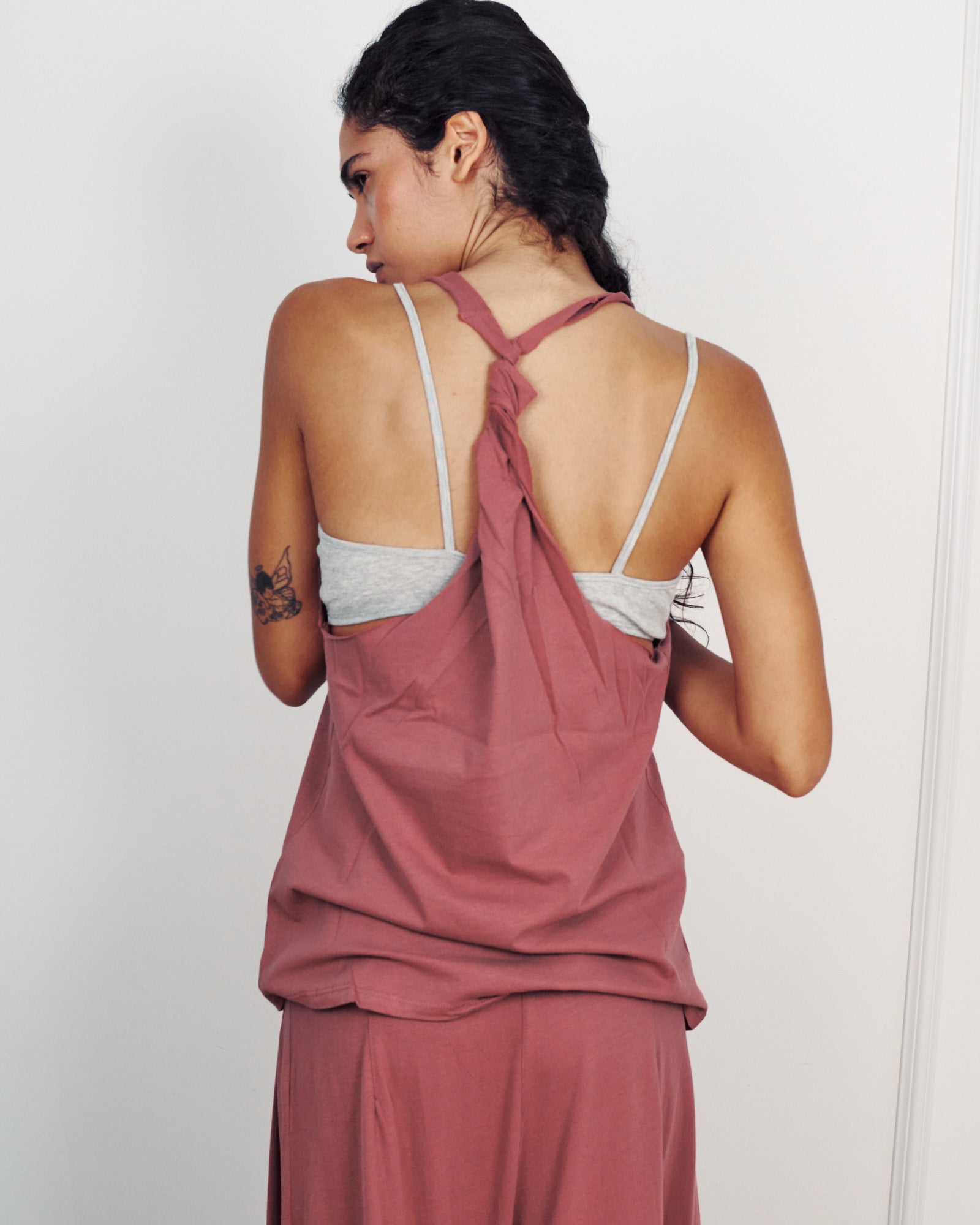 ELENORE TANK DESERT RED