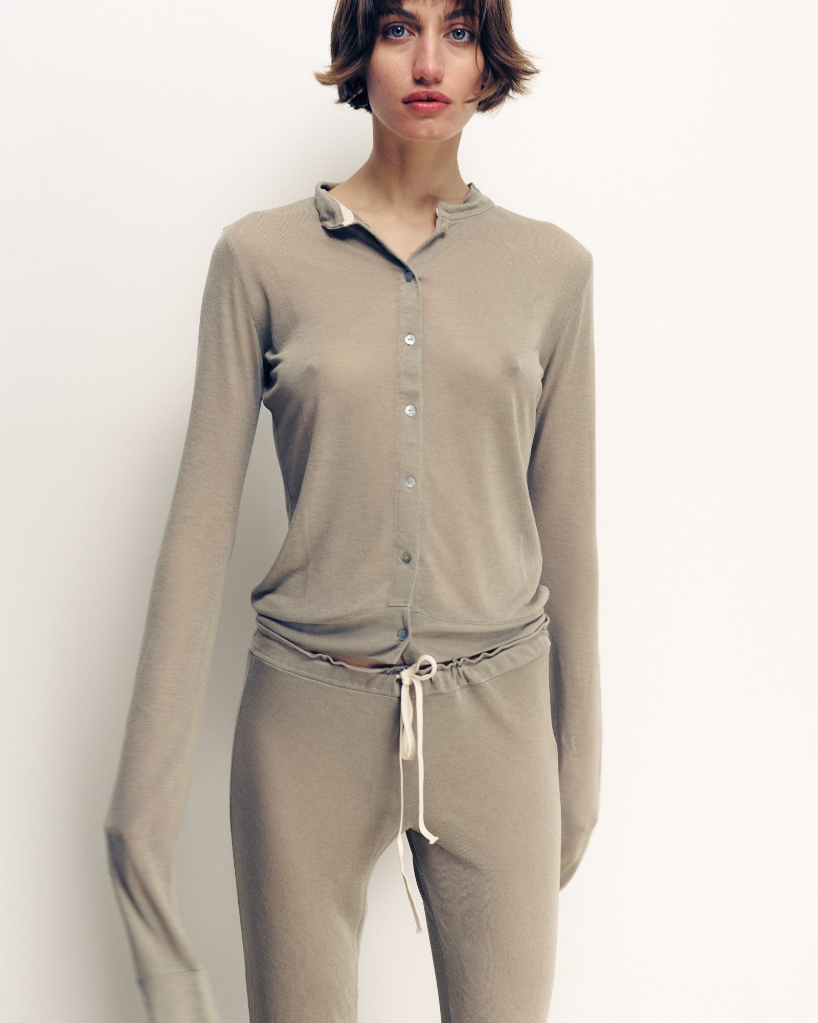 CLAIR TAUPE CARDIGAN