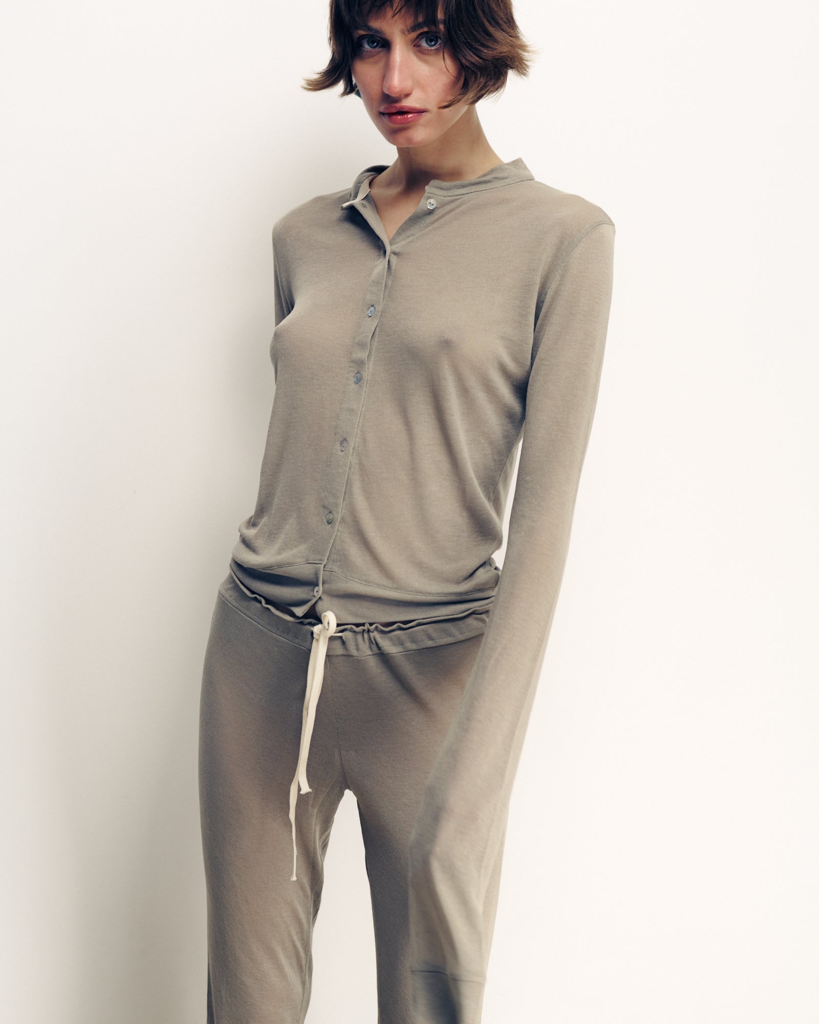 CLAIR TAUPE CARDIGAN