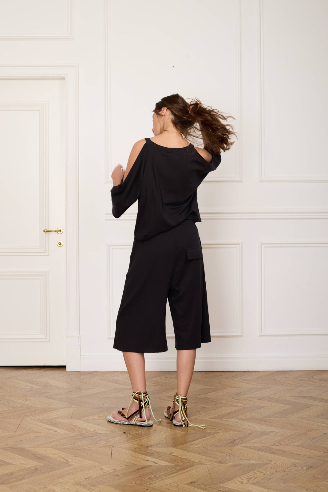 DIEGO EASY BLACK PANTS