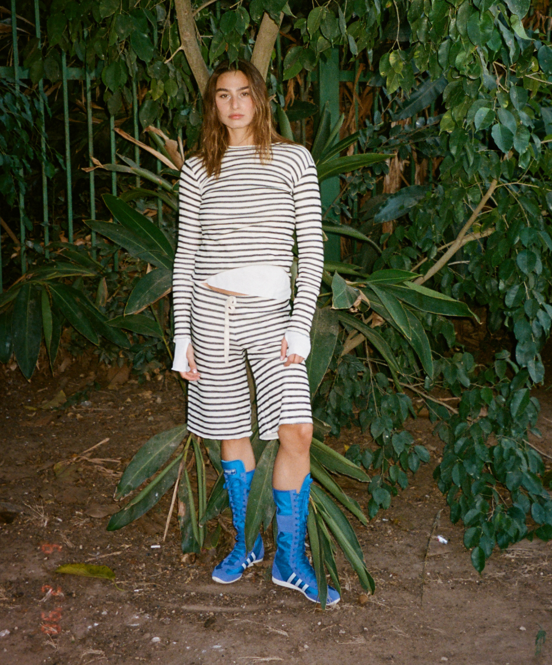 BRUNA T BLACK STRIPES SHIRT