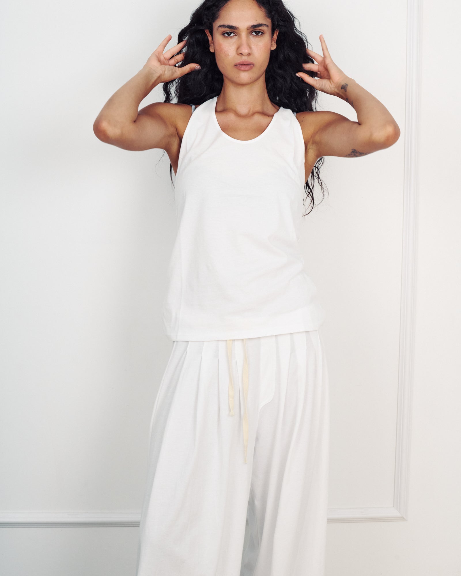 ELENORE TANK WHITE