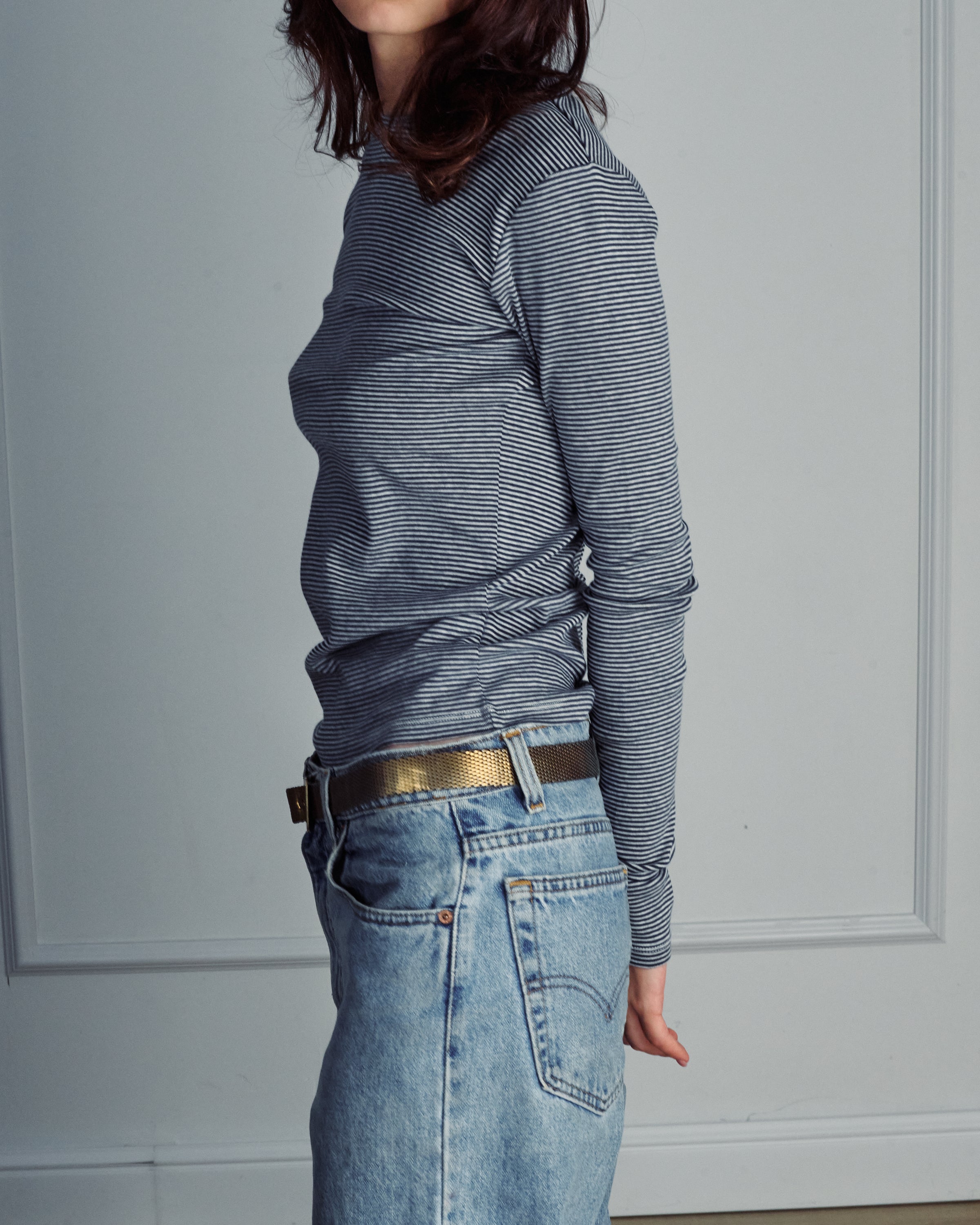 RICH BLUE STRIPES TEE