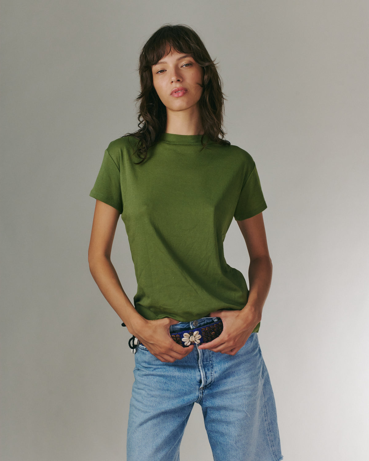 JULIE TEE OLIVE