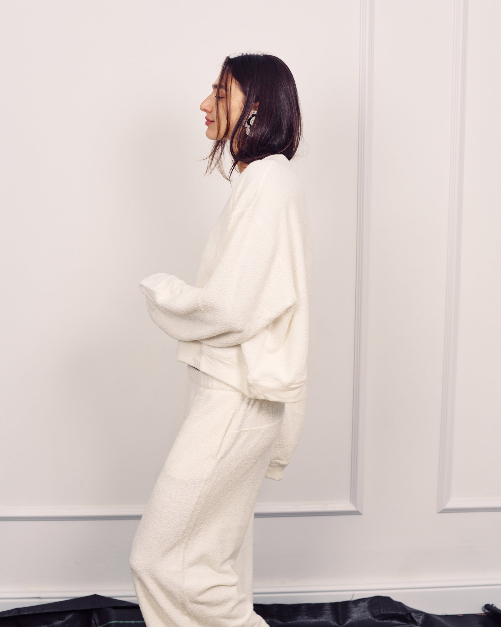 ALBA WIDE SWEATSHIRT CREAM