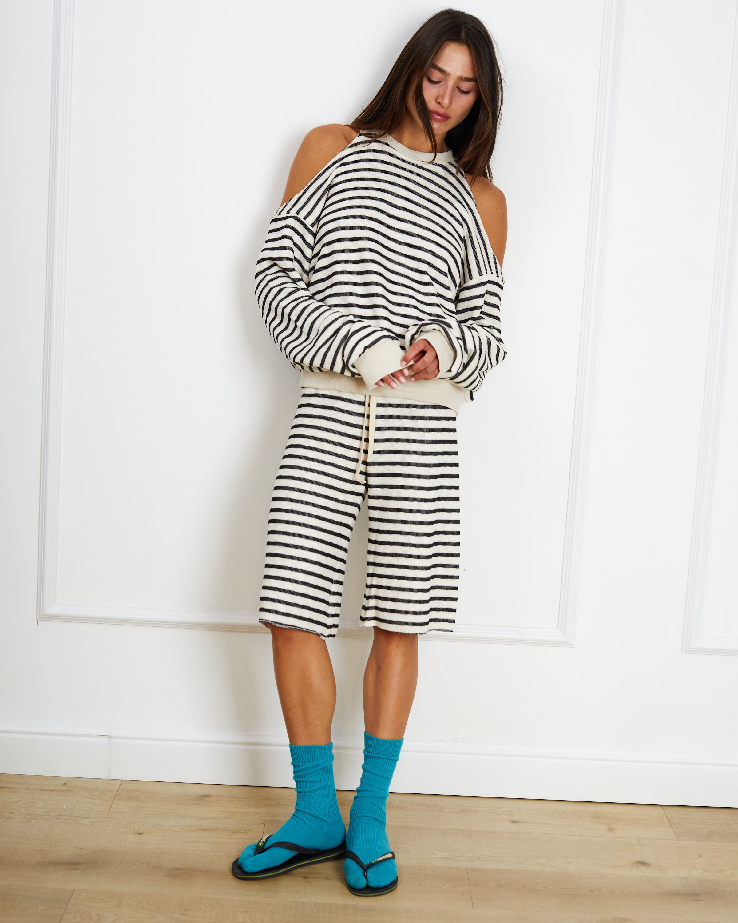 RIMINI BLACK STRIPES TOP