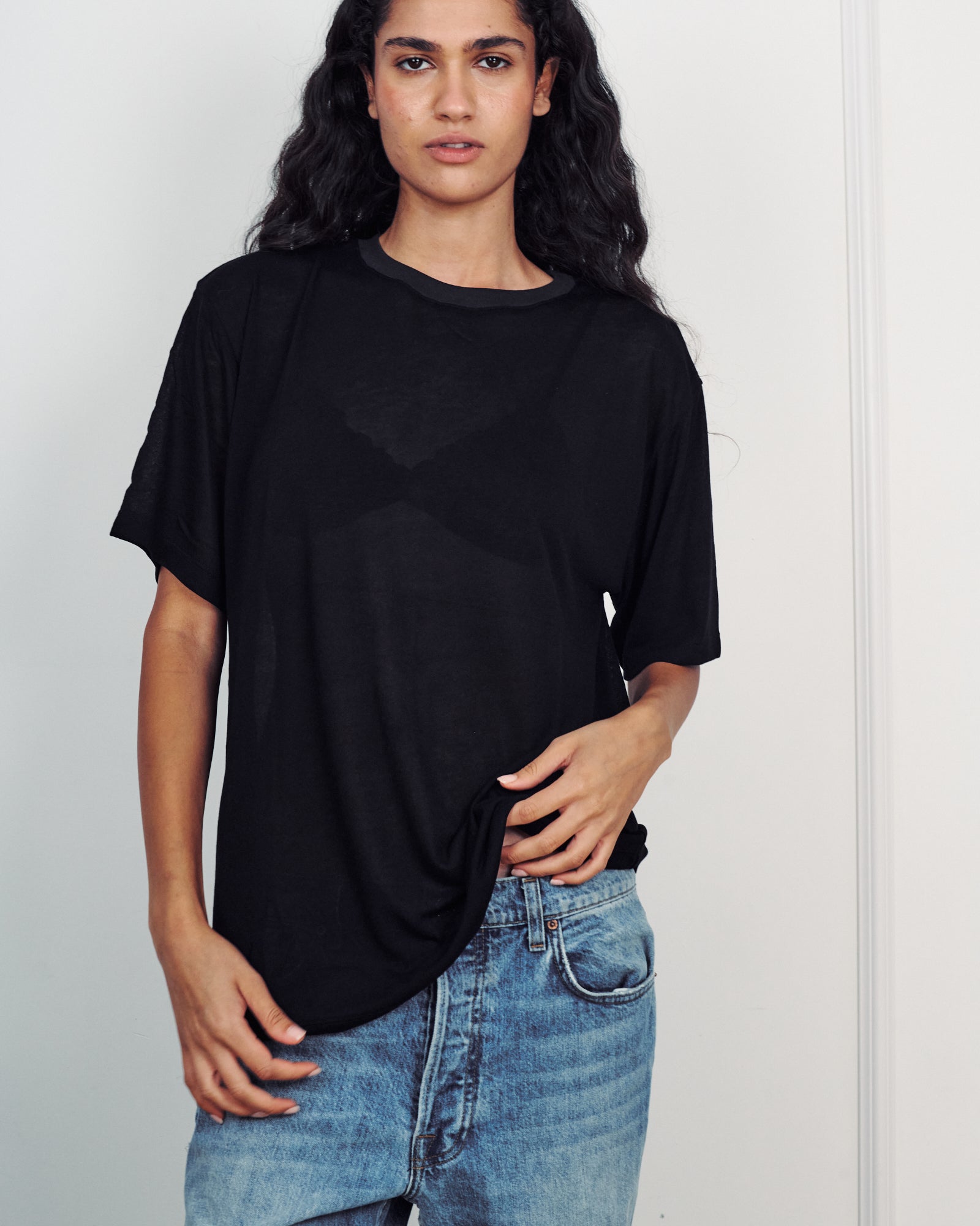 LORI LIGHT SHIRT BLACK
