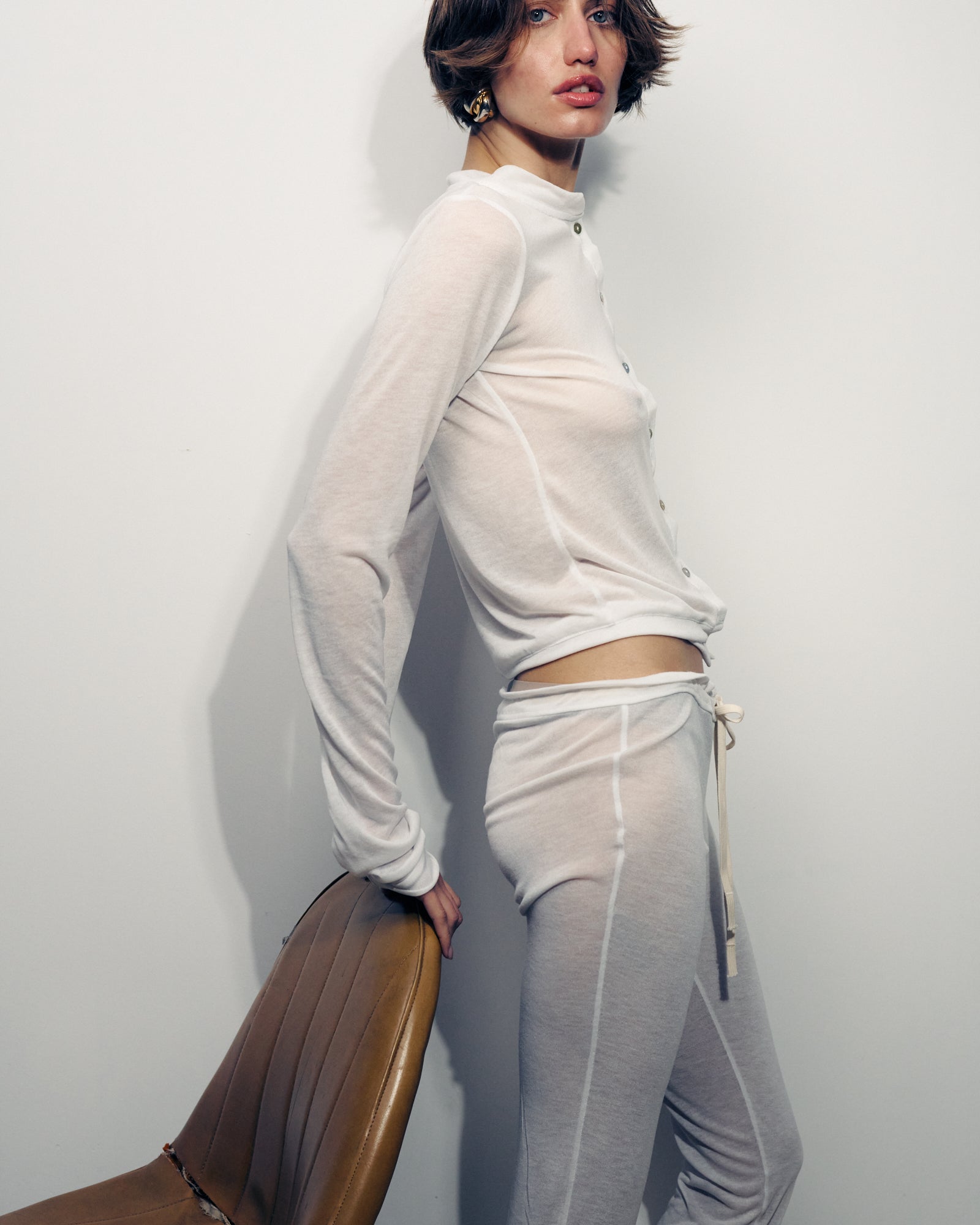 CLAIR WHITE CARDIGAN