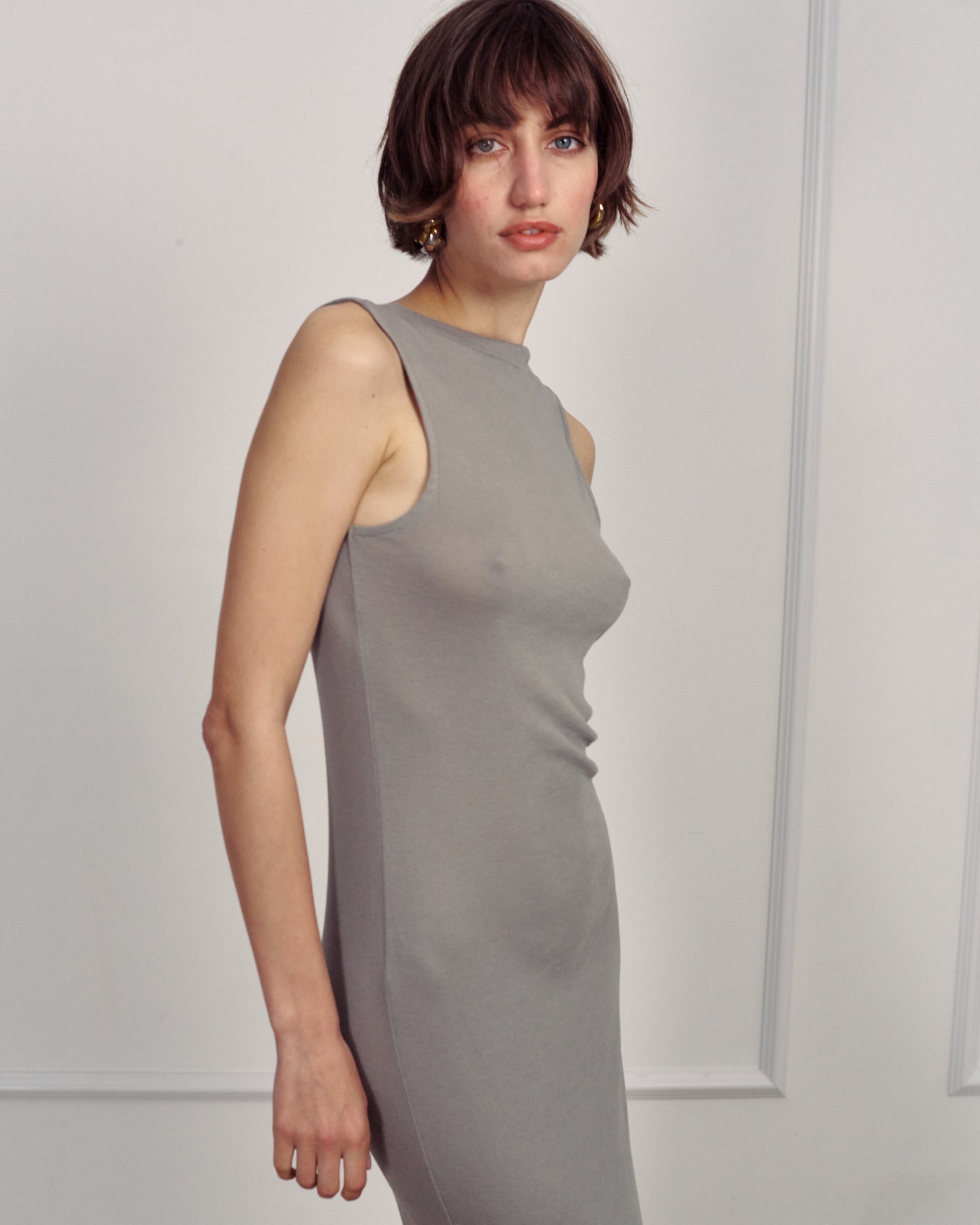 GALLA GREY DRESS