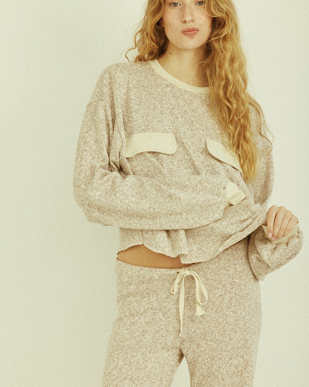 CERA CREAMY BROWN SWEATER