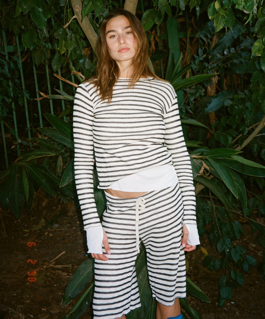 BRUNA T BLACK STRIPES SHIRT