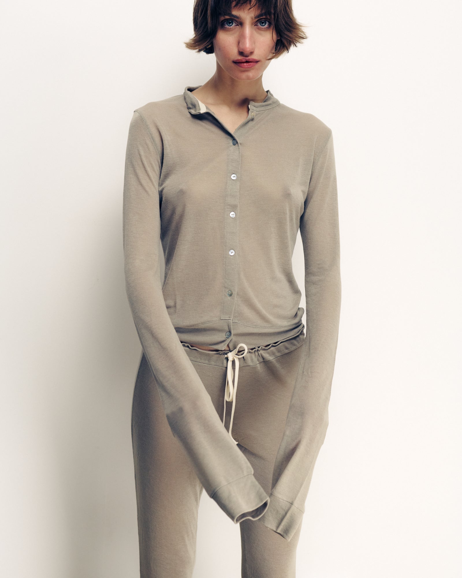 CLAIR TAUPE CARDIGAN