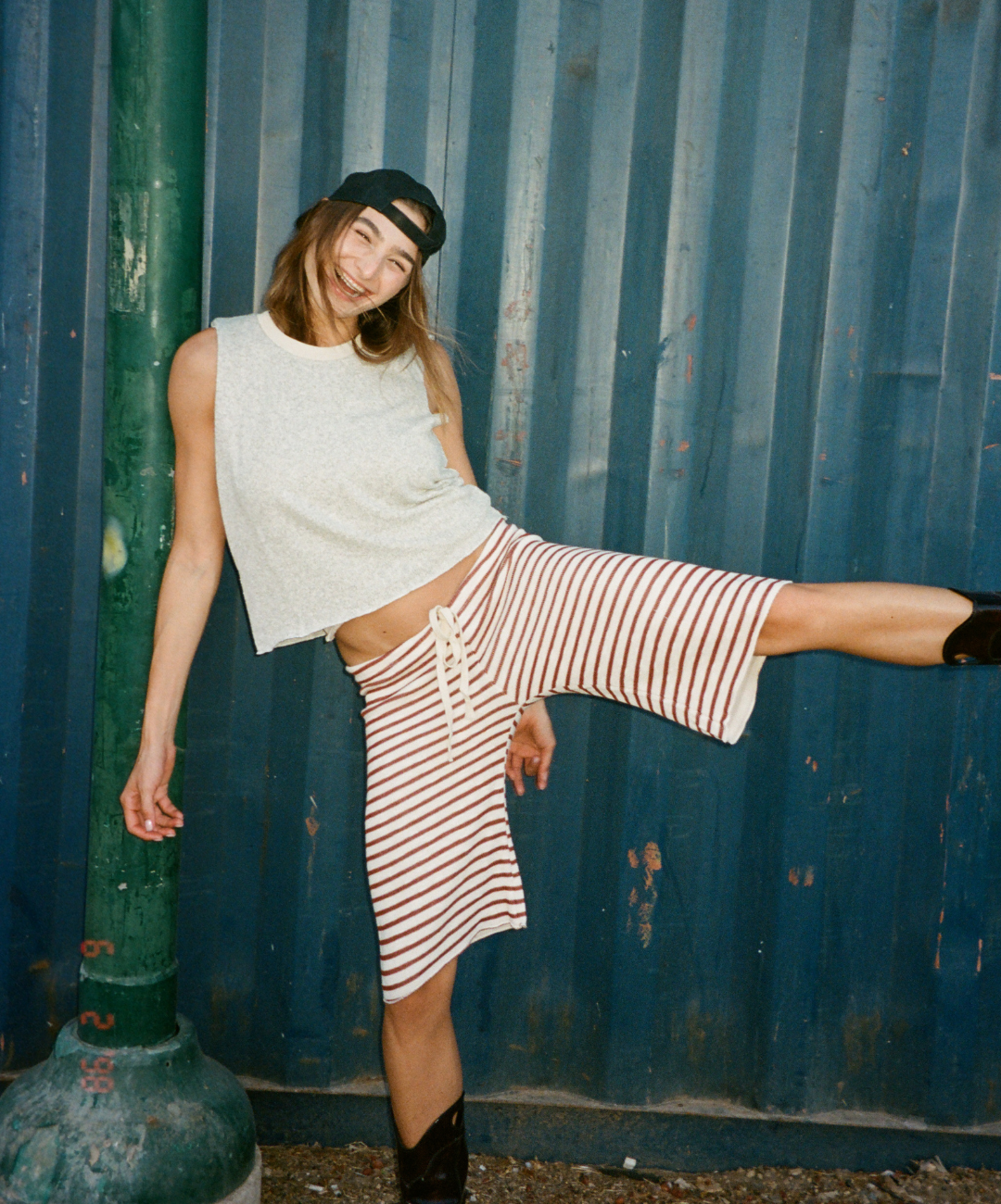 BALI RED STRIPES PANTS