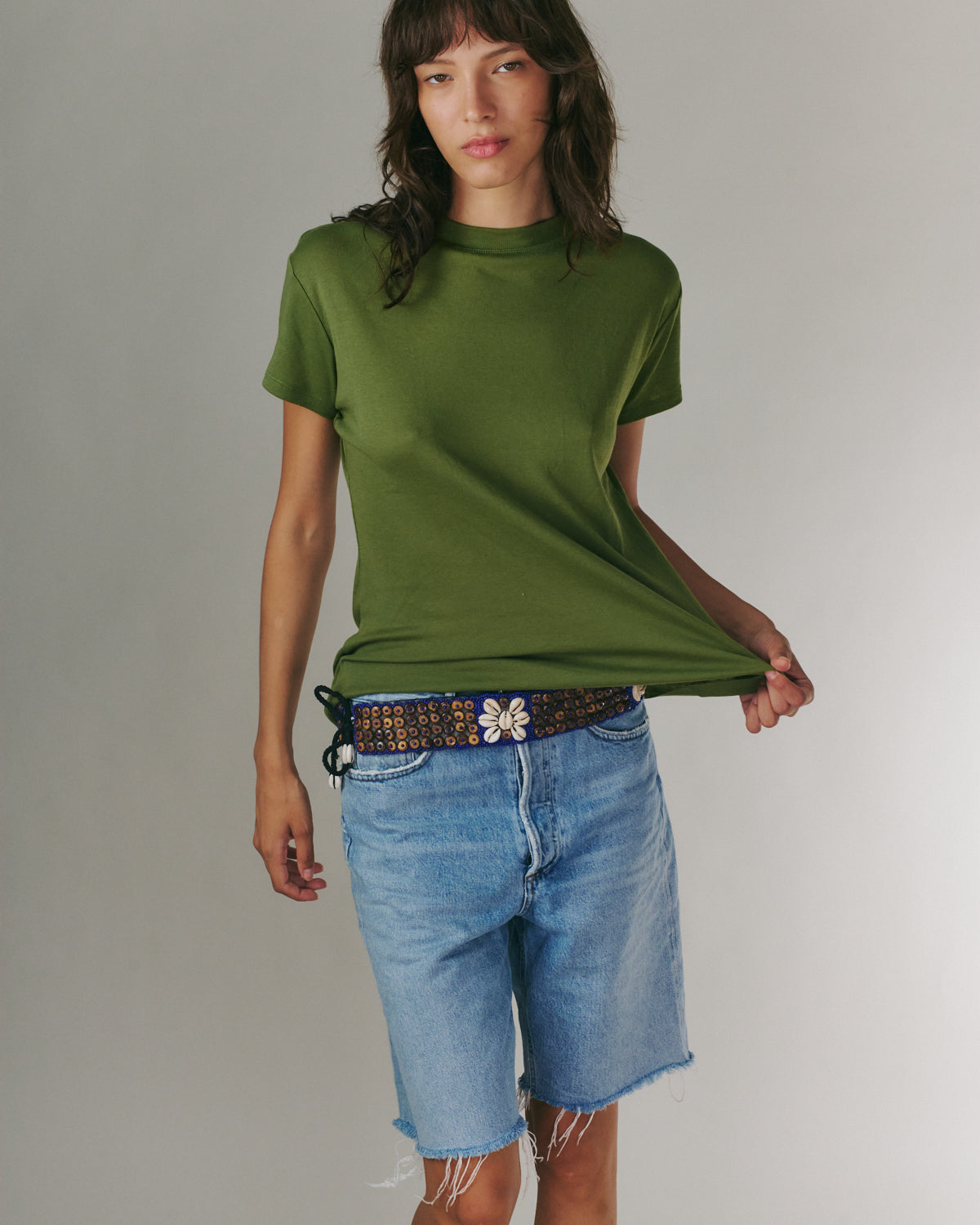 JULIE TEE OLIVE