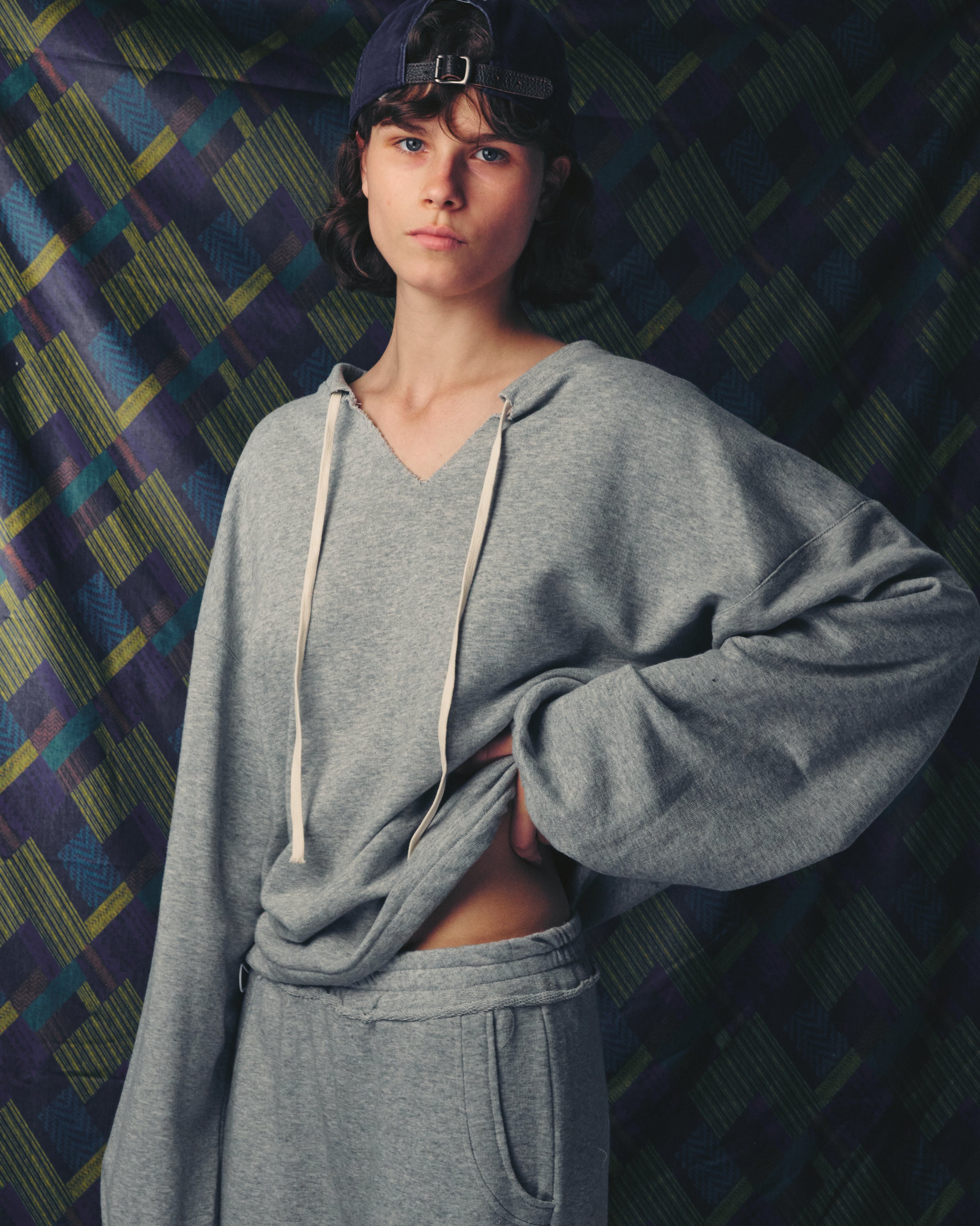 BROOCK AMERICAN GREY HOODIE