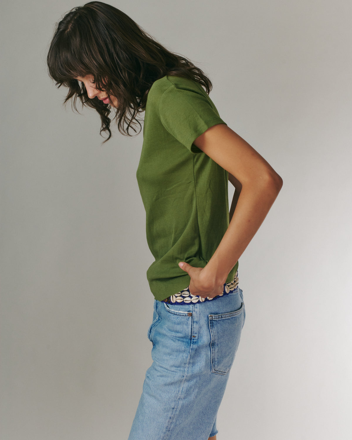 JULIE TEE OLIVE
