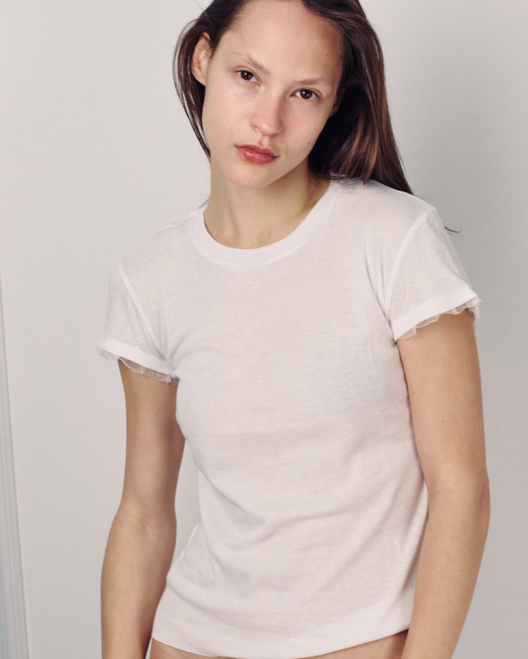 POLY T SHIRT WHITE