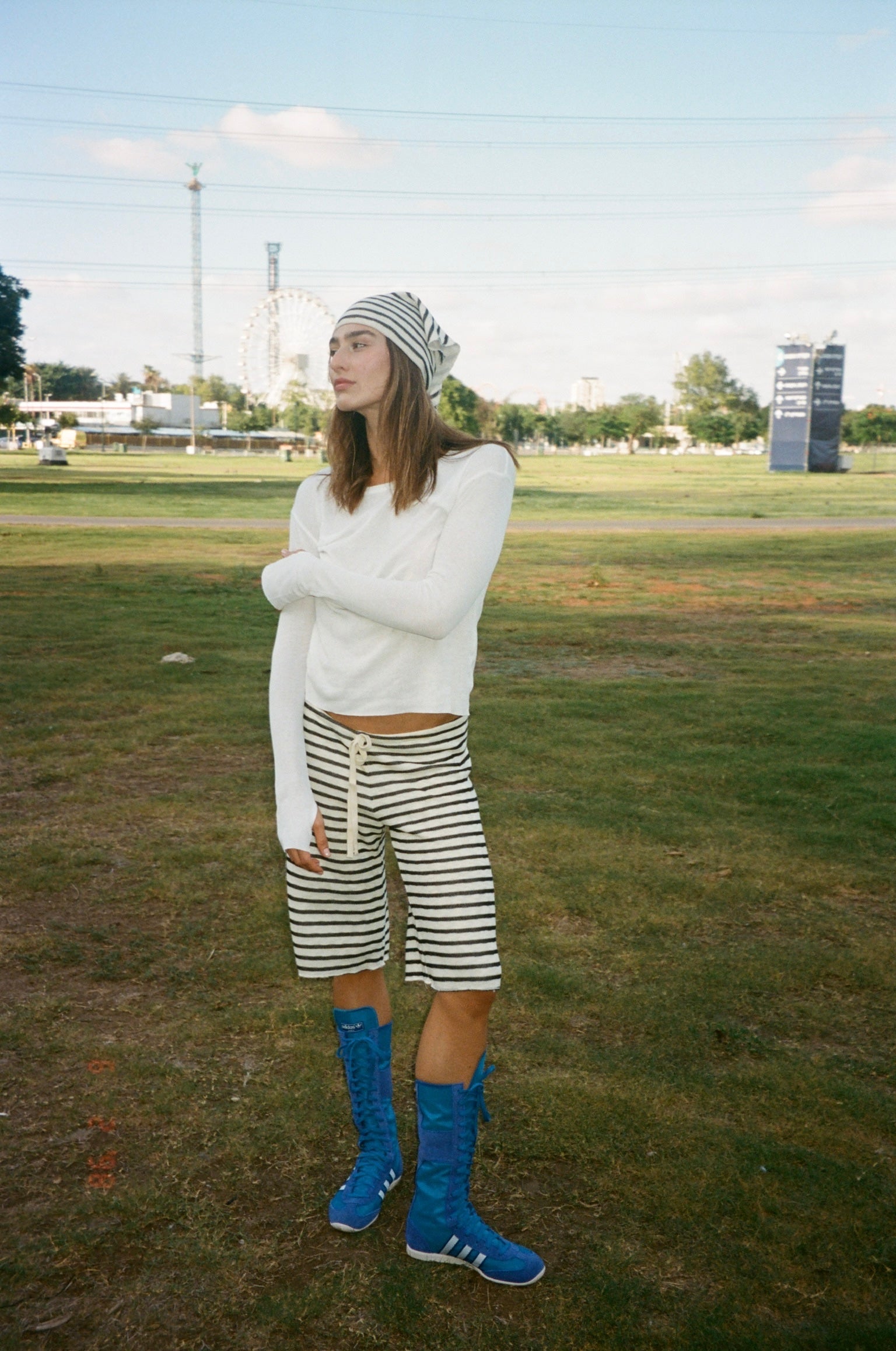 LAVIE WHITE RIB SHIRT