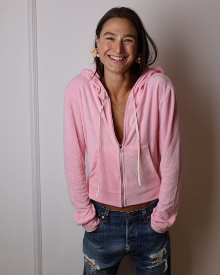 DANIEL ZIP UP BUBBLE GUM