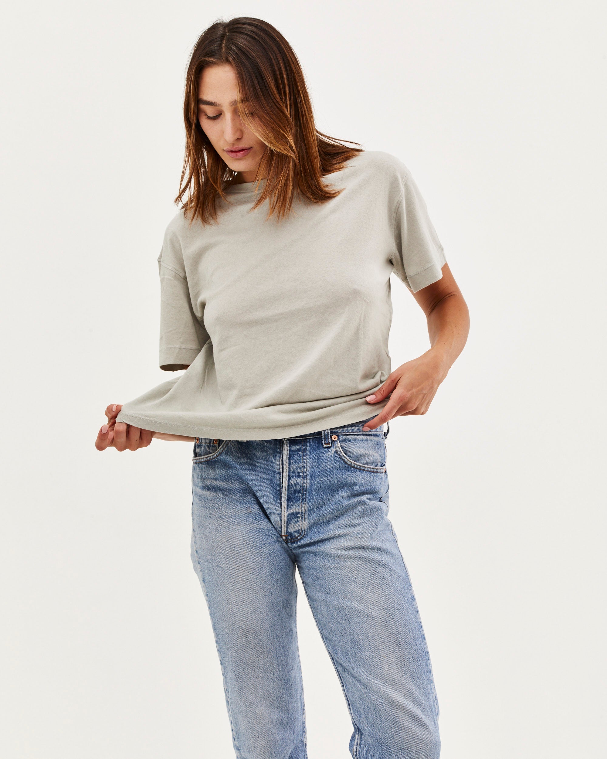 ALEXANDRIA TOP AMERICAN GREY