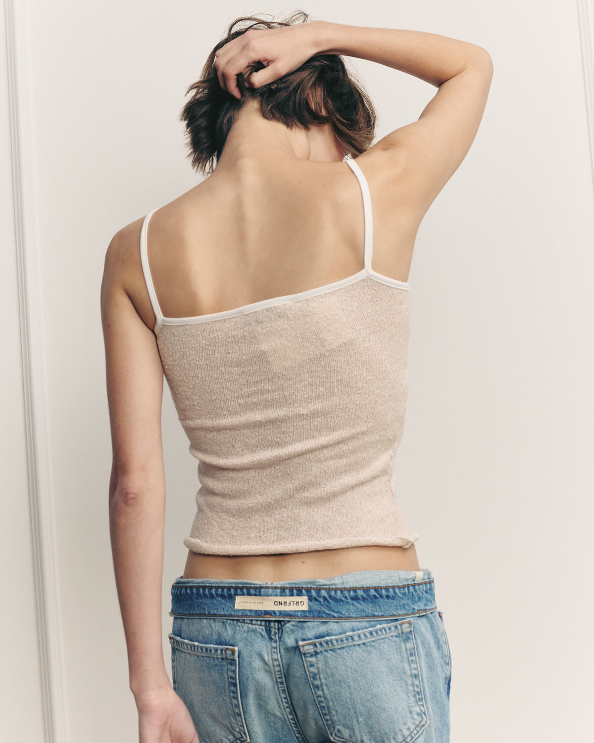 CHARLOTTE CREAMY PINK TANK