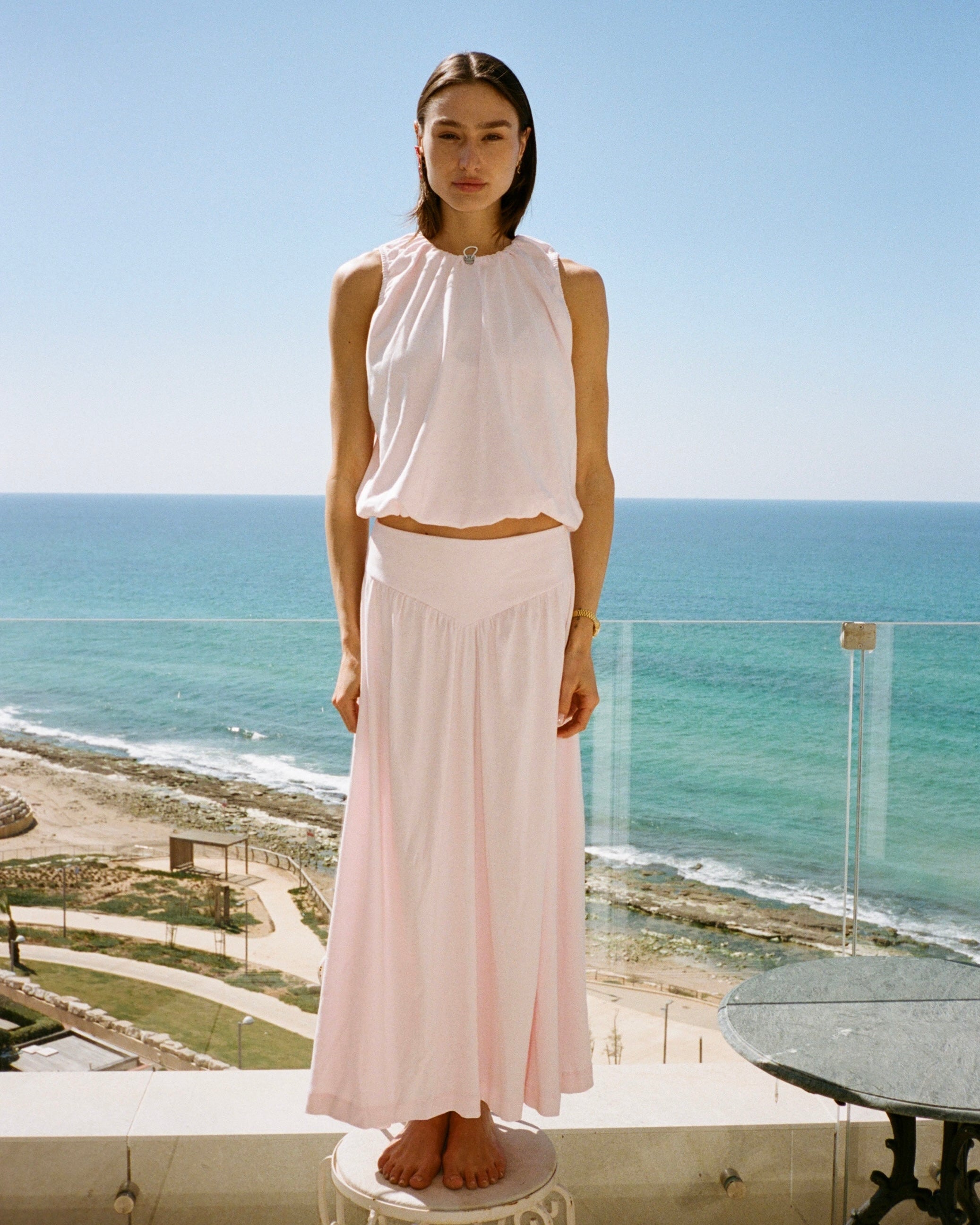 DONNA SKIRT BABY PINK