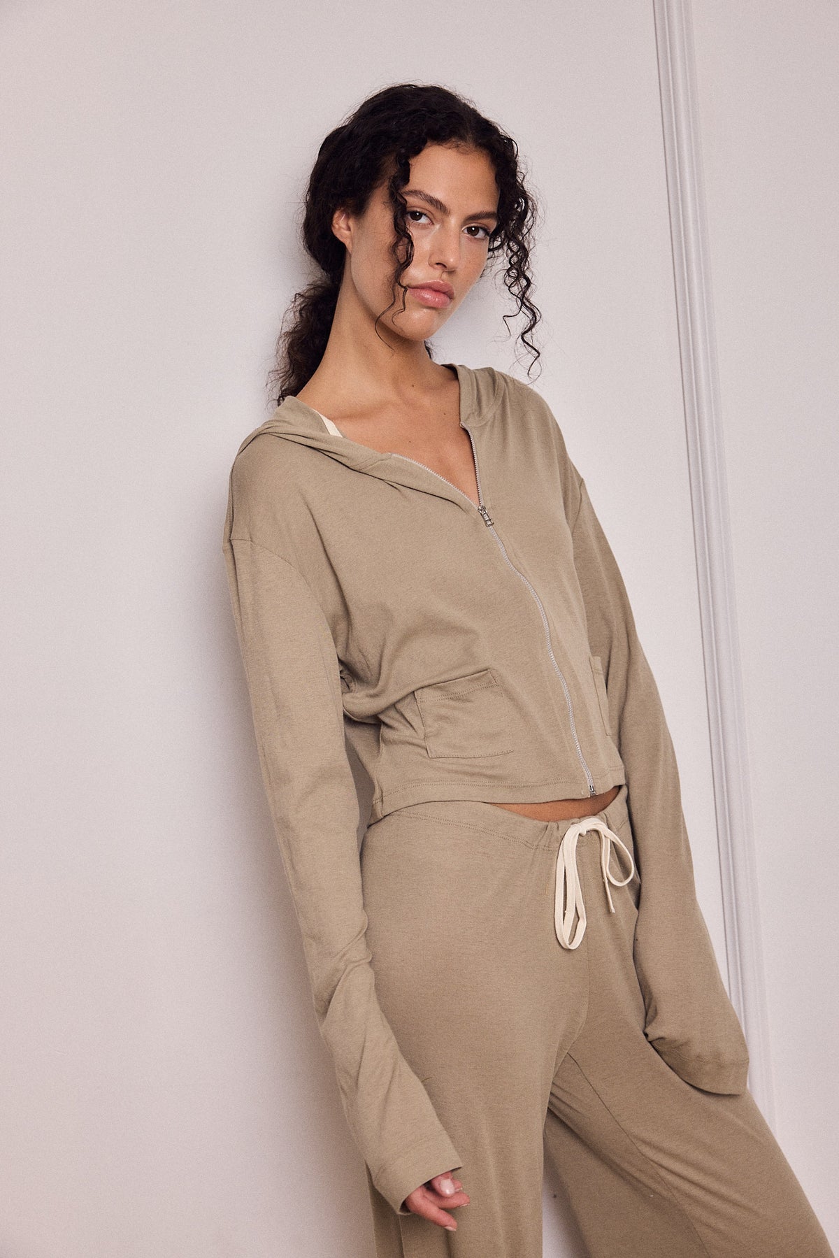 AUDREY CARDIGAN TAUPE