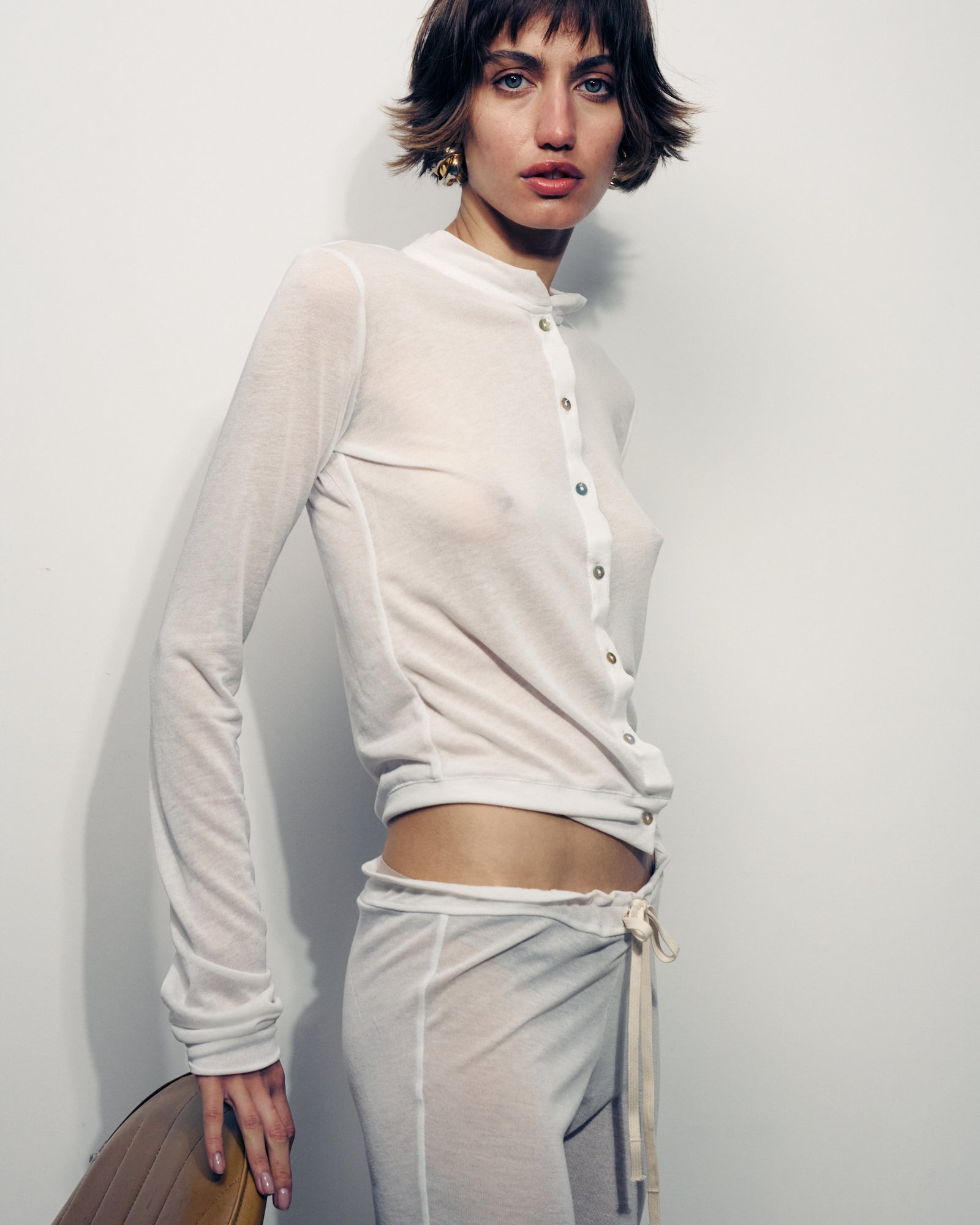 CLAIR WHITE CARDIGAN