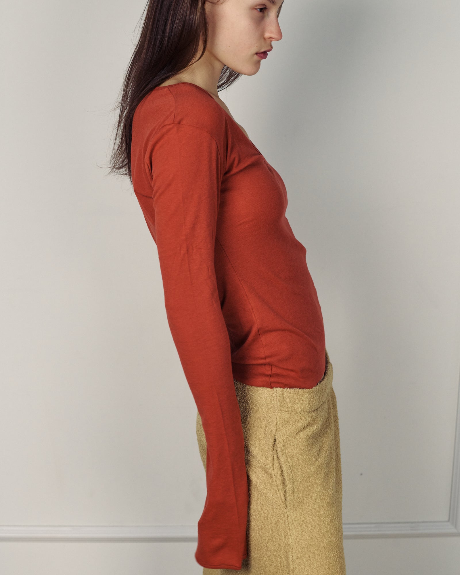 RAIN SHIRT DESERT RED