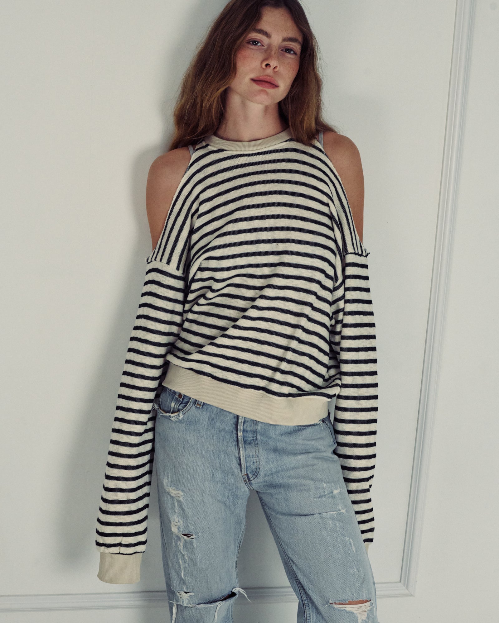 RIMINI BLACK STRIPES TOP