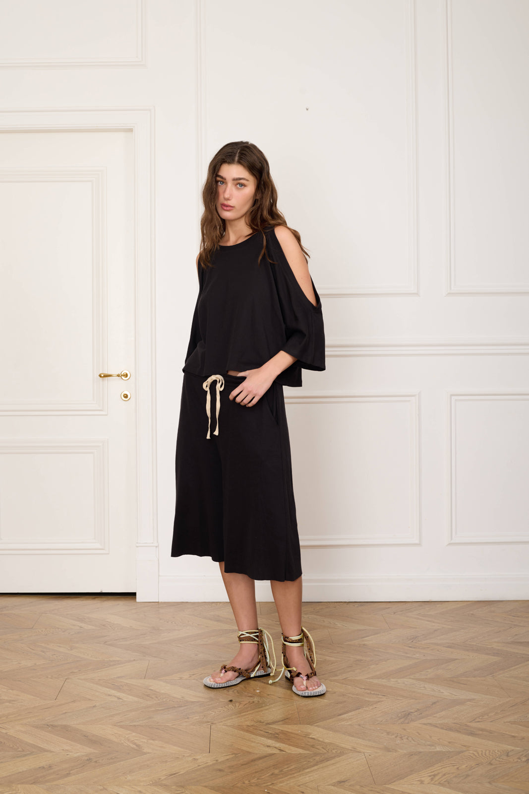 DIEGO EASY BLACK PANTS