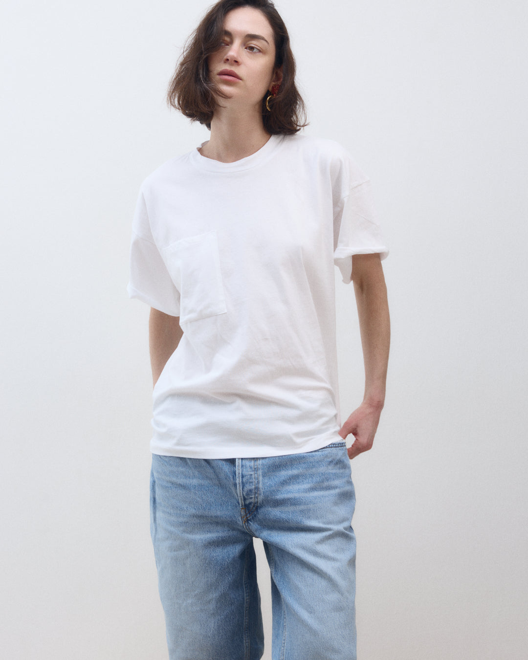 ALICIA SHORT SLEEVES WHITE