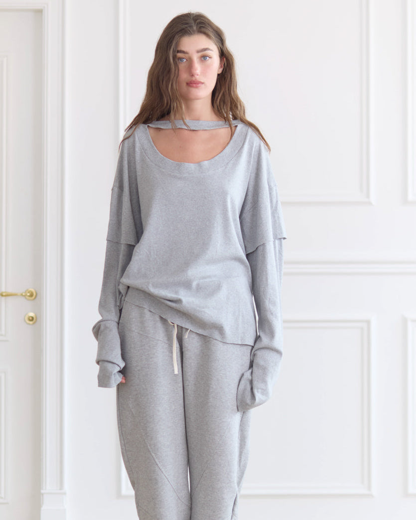 RICHEE AMERICAN GREY TOP