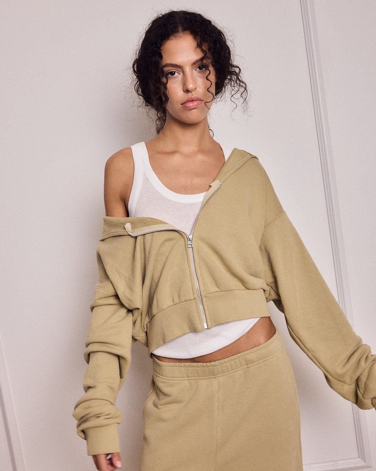 MIKEY ZIP HOODIE BAMBOO
