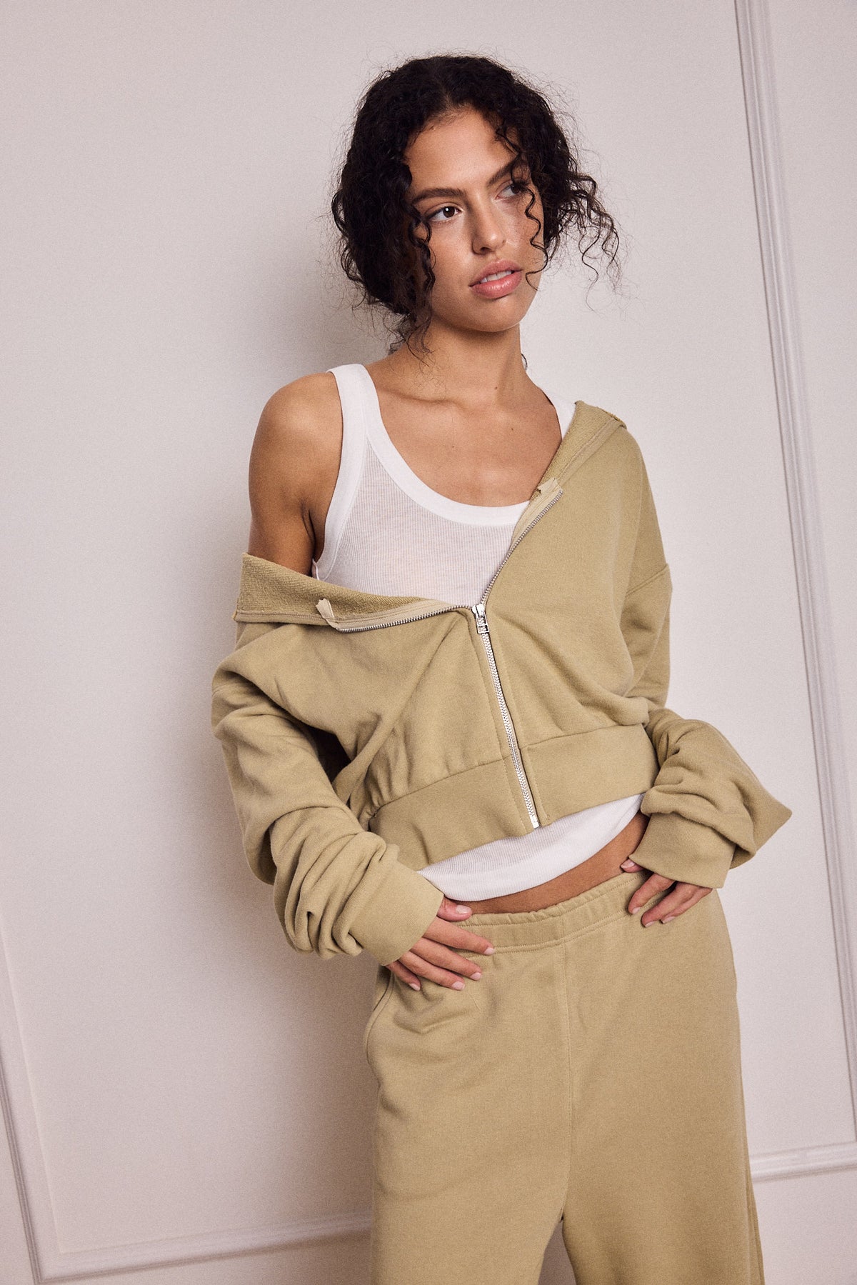 MIKEY ZIP HOODIE BAMBOO