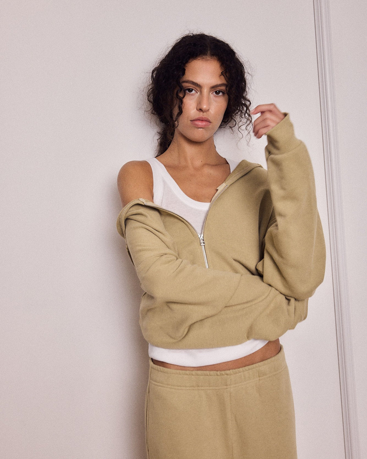 MIKEY ZIP HOODIE BAMBOO