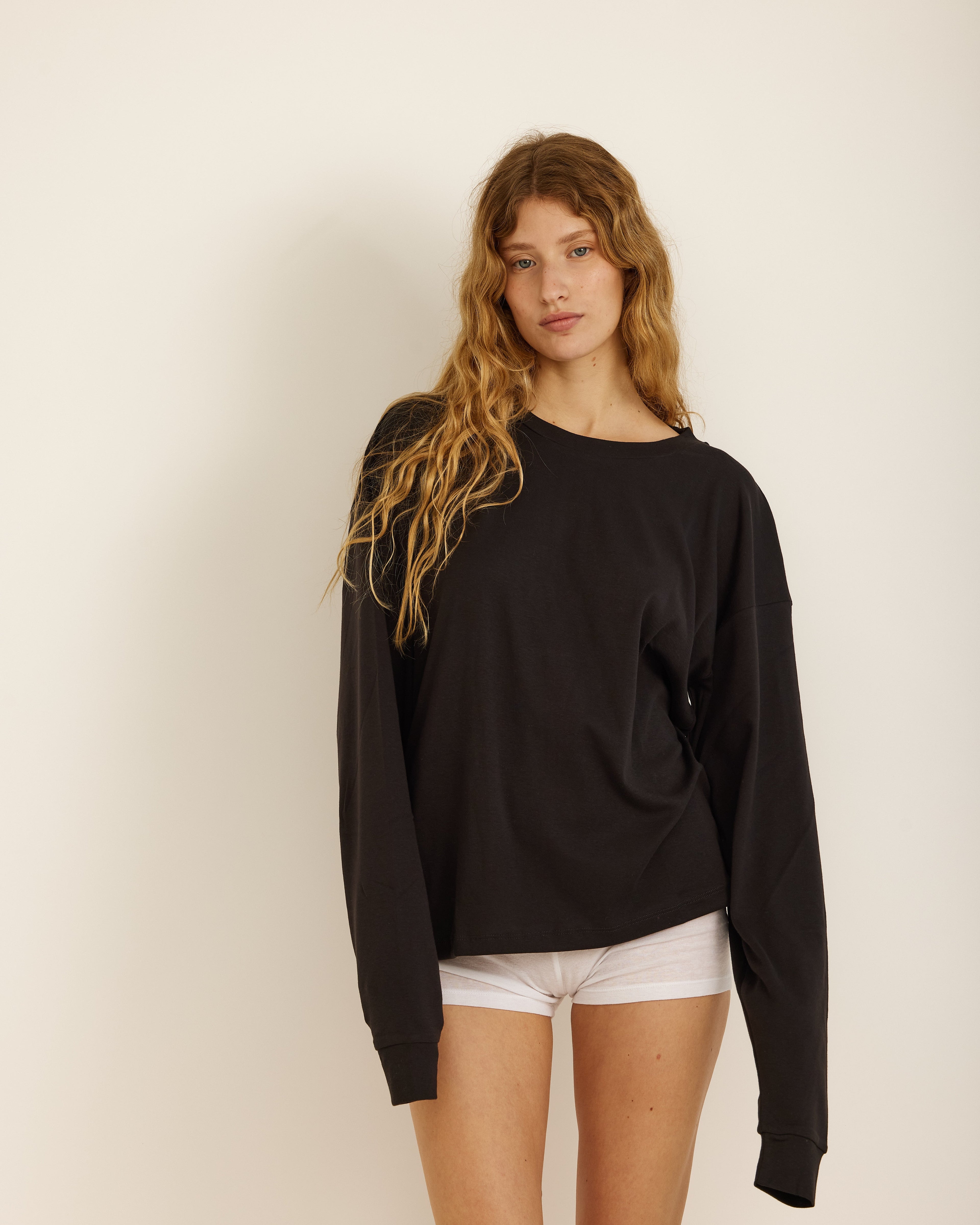 ERICCA SHIRT EASY BLACK