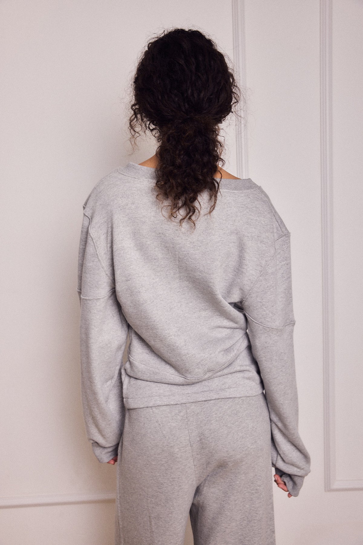 CHLOE CARDIGAN AMERICAN GREY