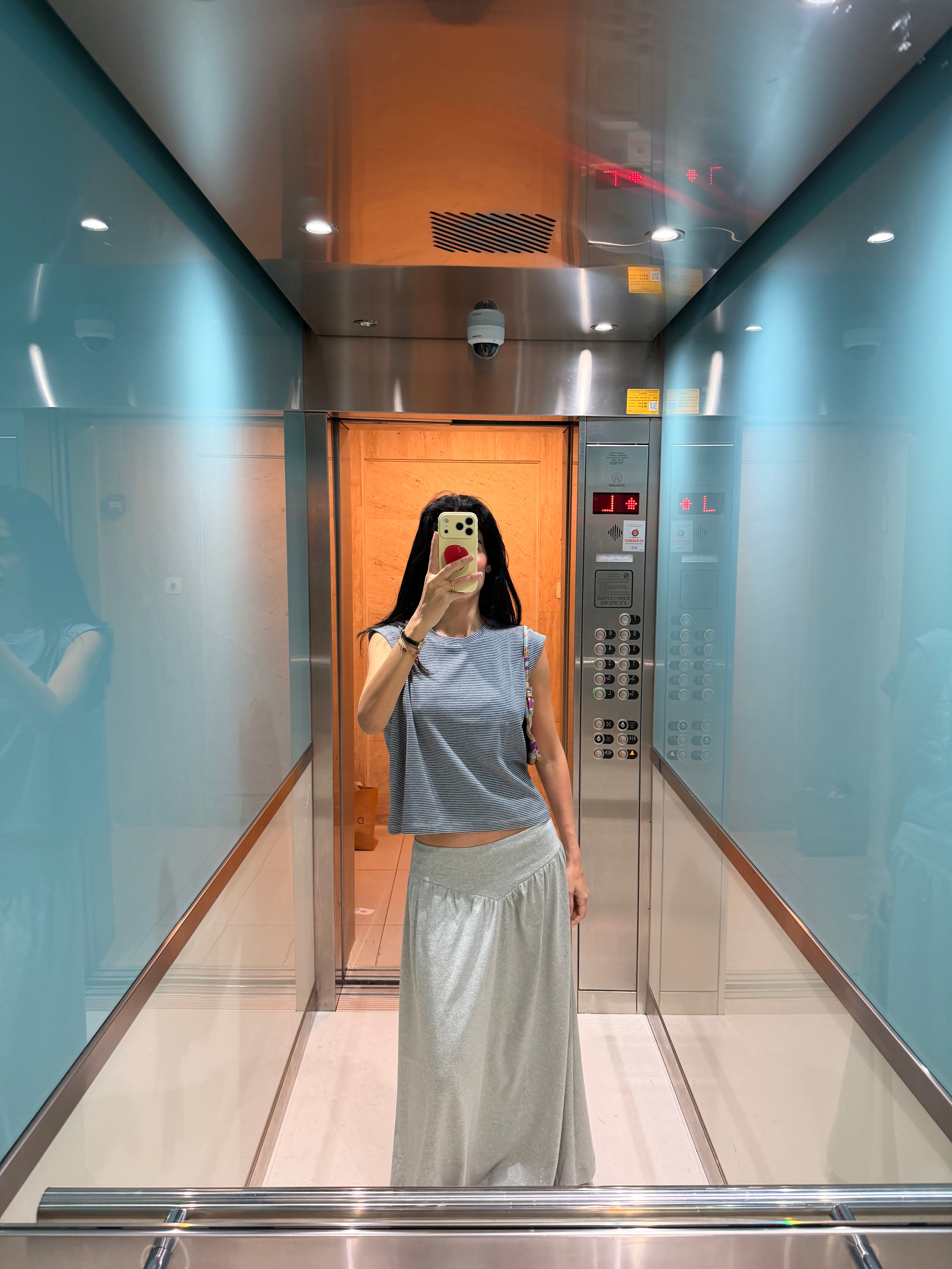 DONNA SKIRT CLOUD GREY