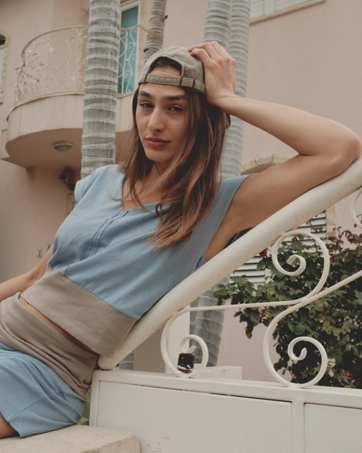 ALEXA LIGHT BLUE TOP