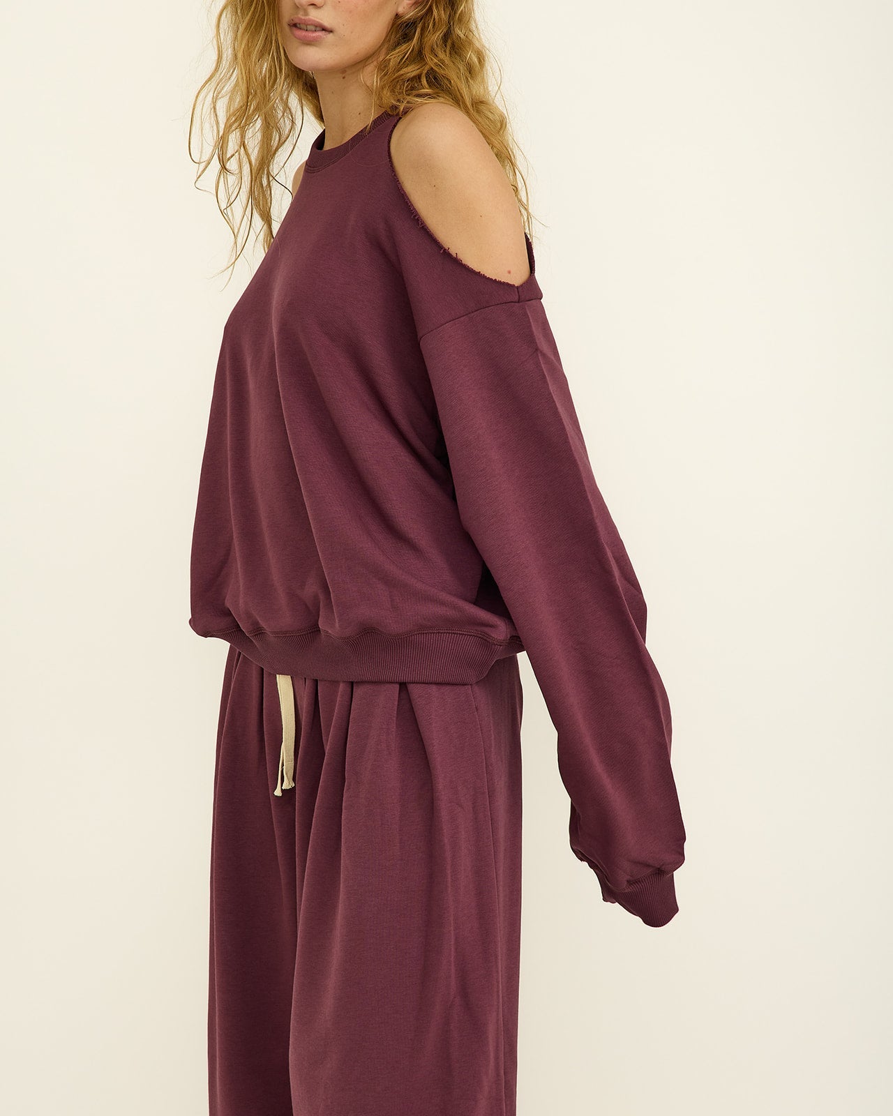 JENISE SWEATSHIRT EGGPLANT