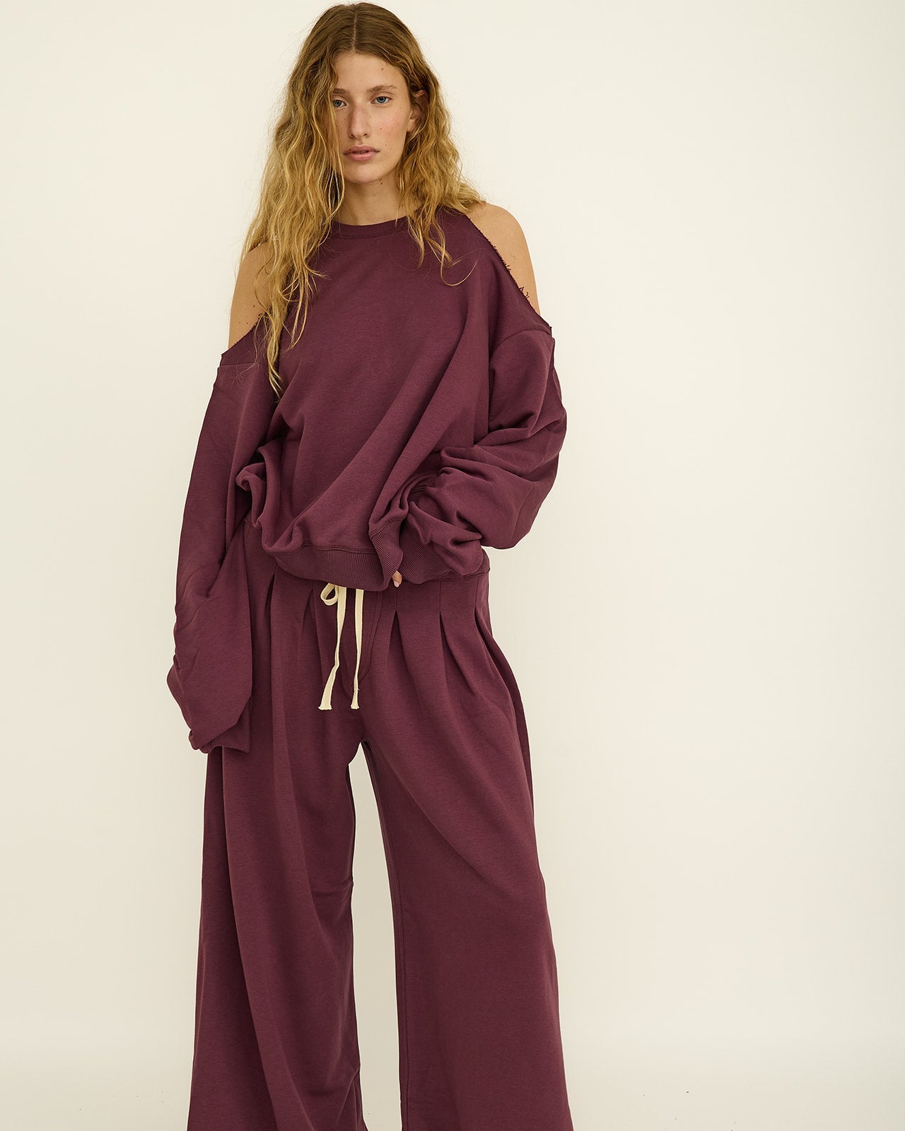 JENISE SWEATSHIRT EGGPLANT