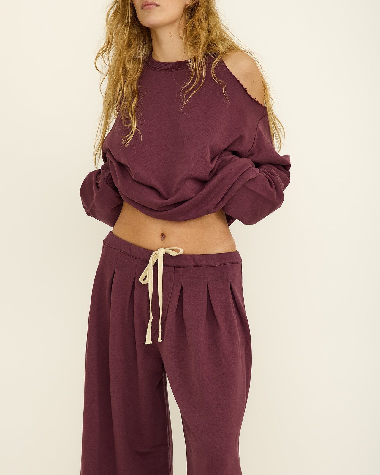 JENISE SWEATSHIRT EGGPLANT